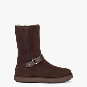 Ugg Classic Berge Short Suede Klassiska Stövlar Dam Bruna (427653BXS)